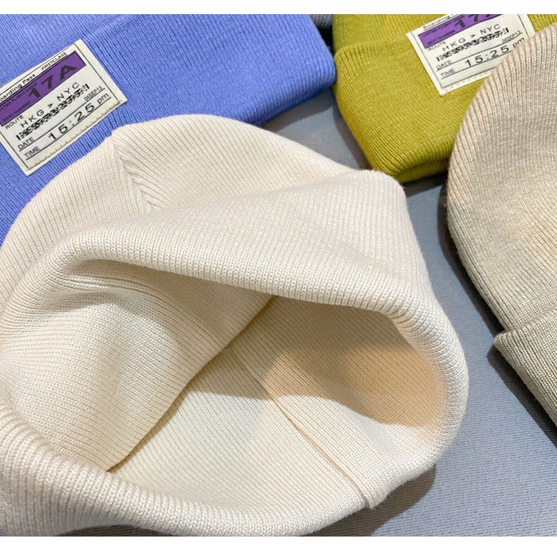 Mũ len beanie, nón len nam nữ chất len co giãn phong cán hàn quốc - Tumie Store ruiyan