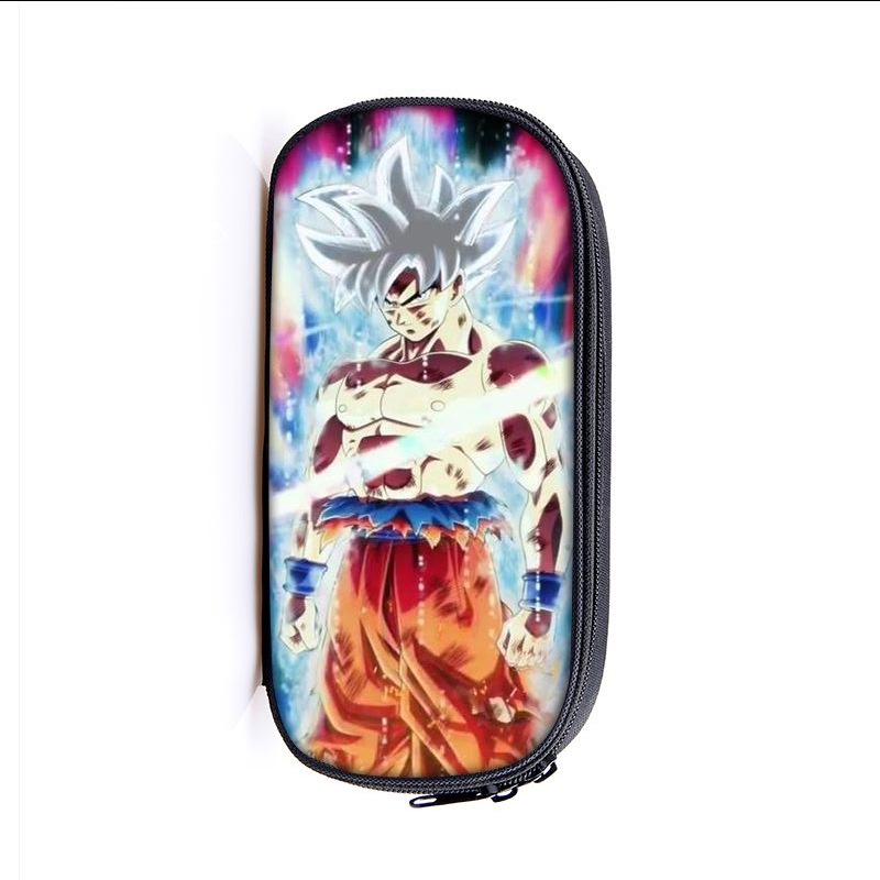 Hộp Đựng Bút Bằng polyester Một Lớp Họa Tiết Hoạt Hình Dragon Ball Có Khóa Kéo Cá Tính Dành Cho Trẻ Em