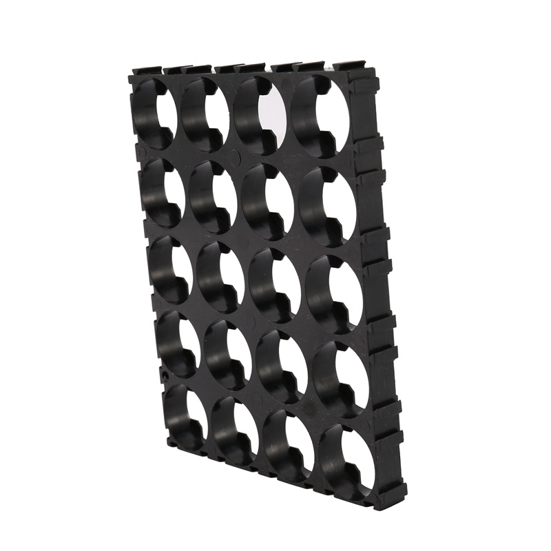 Pin 10PC 18650 4x5 Khoảng cách di động Vỏ bức xạ Giá đỡ bằng nhựa 18,4mm