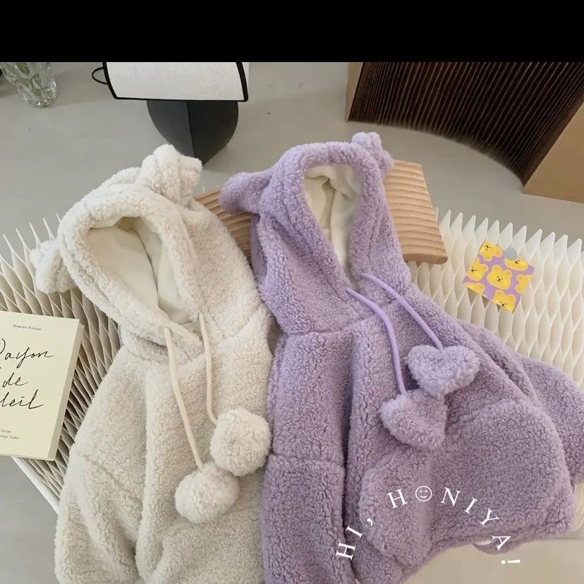 Áo Khoác Nỉ Dễ Thương Phong Cách Phương Tây Cho Bé Gái