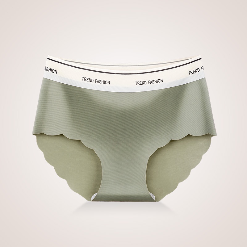 [Công Nghệ Đen Đáy Quần Lót cotton Nguyên Chất Kháng Khuẩn Lưng Vừa Không Đường May Co Giãn Thoáng Khí Phong Cách Thể Thao Cho Nữ