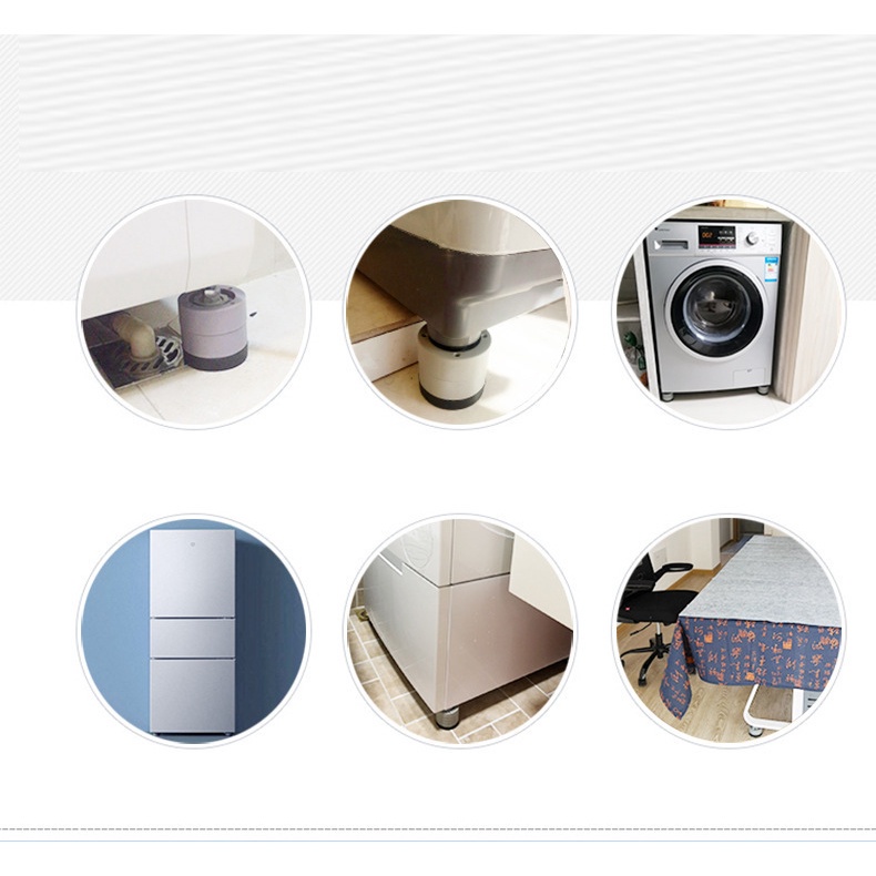 Bộ 4 Miếng Đệm Cao Su Lót Chân Máy Giặt Chống Rung Tiện Lợi (PD1431)