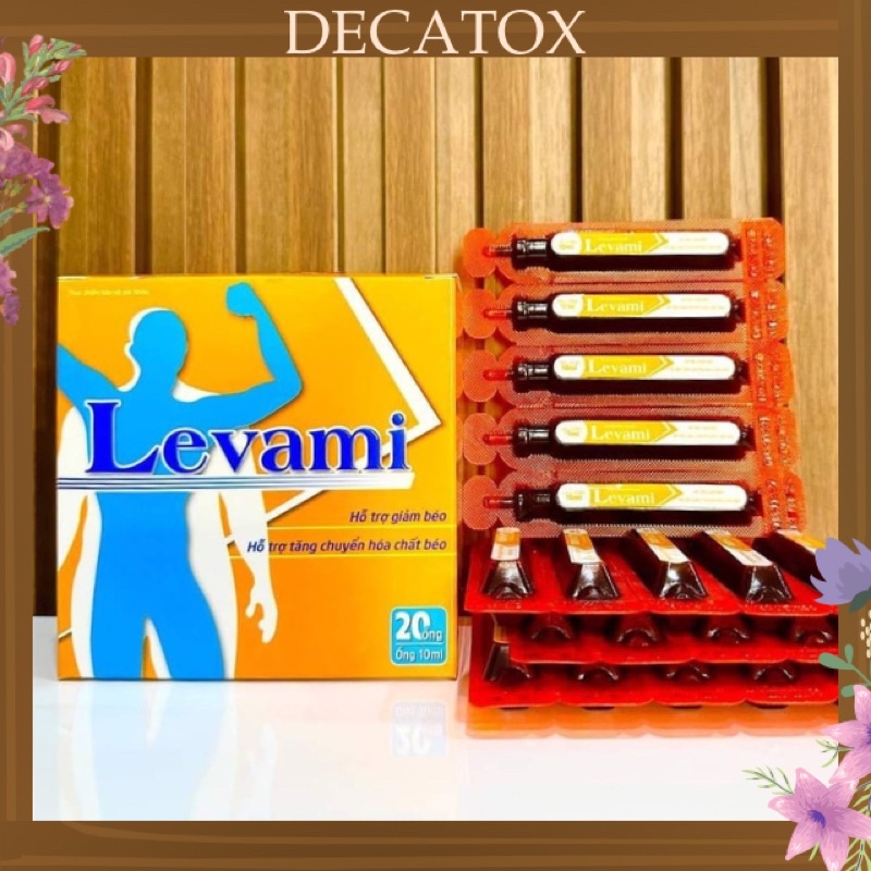 Ống giảm cân Levami màu cam phiên bản mới dành cho cơ địa khó giảm lờn thuốc cam kết chính hãng 100%