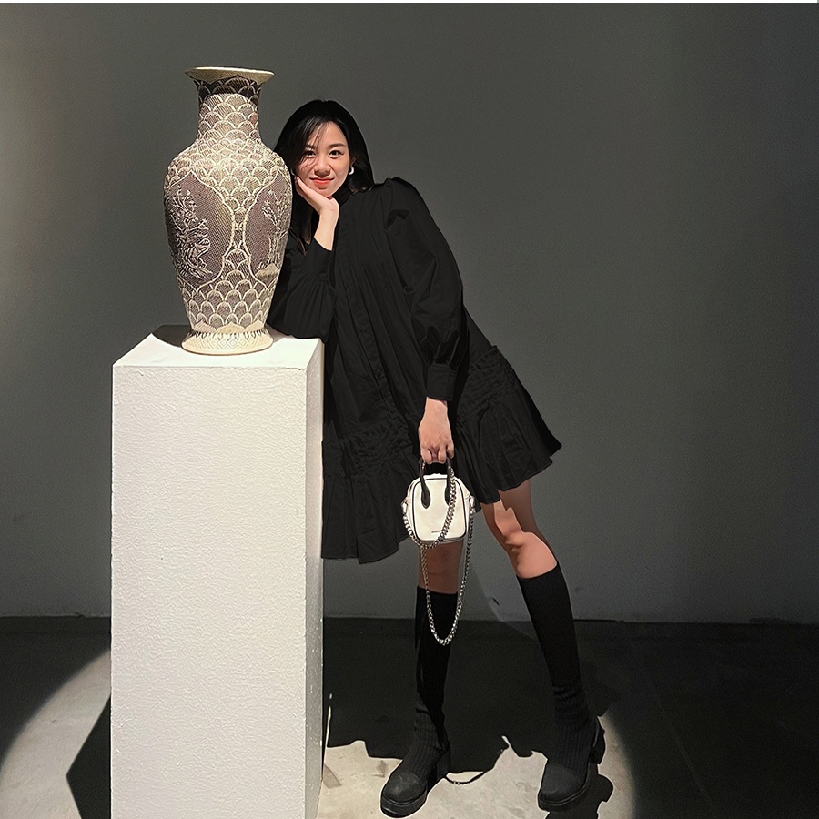 Đầm babydoll - lily dress - dáng a