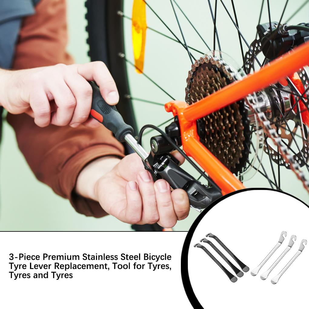 Set 3 Dụng Cụ Hỗ Trợ Sửa Chữa Lốp Xe Đạp Tiện Lợi