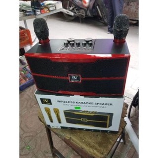 Loa kraoke mini ys-201 tặng kèm micro không dây, mẫu mới 2022