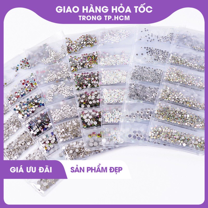 Đá Đính Móng Nhiều Size 0776