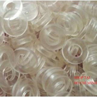 Combo 20 gioăng ron trắng dây cấp, dây bát sen, dây xịt giá rẻ , ron phi 18mm