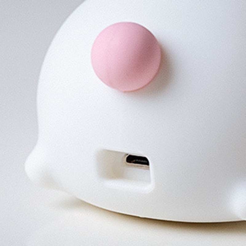 Strange new bunny pat Đèn Ngủ Nhiều Màu Sắc Ánh Sáng Ban Đêm Cạnh Giường Bằng Silicon Có Thể Sạc Lại Cho Phòng Ngủ