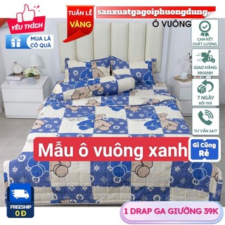   đồng giá 39k Ga trải giường 1m6x2m,1m8x2m,vải cotton poly-có chọn mẫu-mẫu hoa bèo hồng 