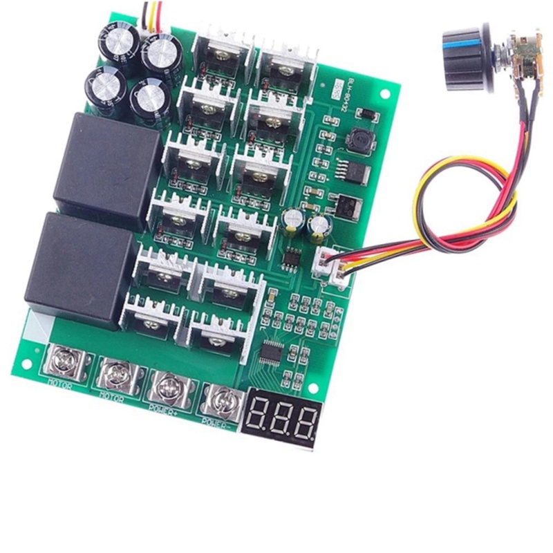 1 Mô Đun Điều Khiển Tốc Độ PWM 0-100% DC 12V24V36V48V DC10-55V 60A