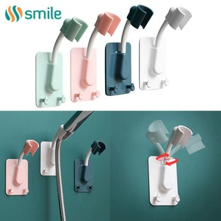 Giá đỡ đầu vòi hoa sen tự dính giá đỡ vòi hoa sen cầm tay thông dụng có thể điều chỉnh 360 ° kèm 2 móc phụ kiện phòng tắm gắn tường