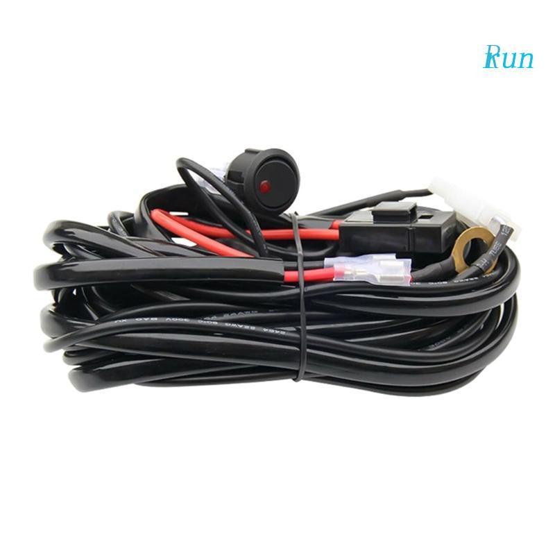 Bộ Dây Dẫn Công Tắc Nguồn 12V 12V Chuyên Dụng Cho Đèn LED Xe Mô Tô