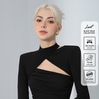 Váy đen xếp ly thiết kế cao cấp LUST chất liệu dày dặn thiết kế đẹp - M28