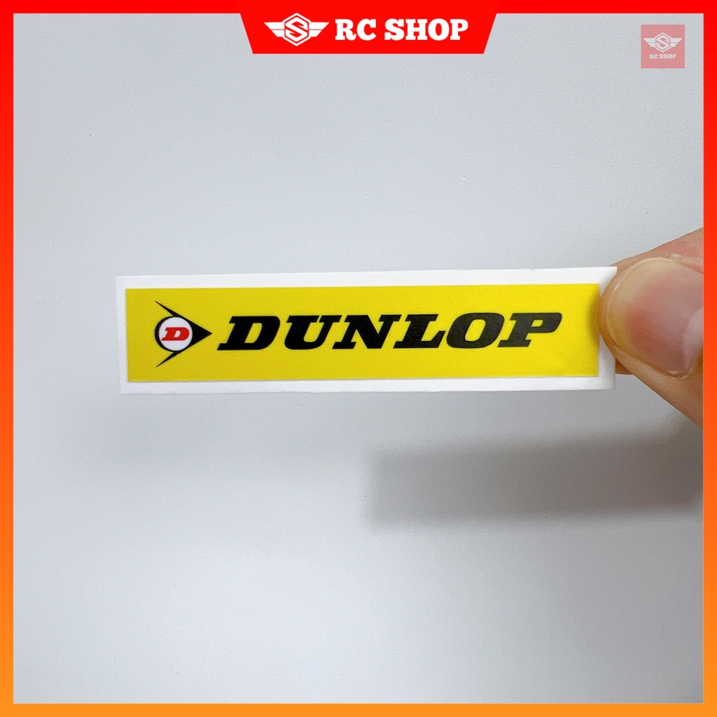 Tem DUNLOP Dán Xe Siêu Ngầu [7cm x 1cm]