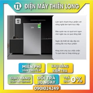 Rs9051p - tủ lạnh beko 93 lít rs9051p - có đóng tuyết - bảo hành chính hãng 2 năm tận nơi