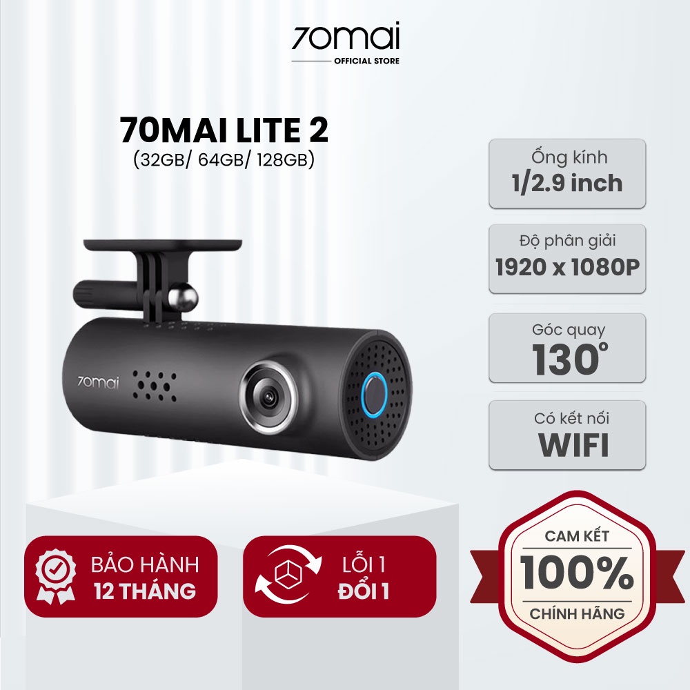 Camera hành trình 70mai Smart Dash Cam 1S D06 Phiên Bản quốc tế 1080P Điều