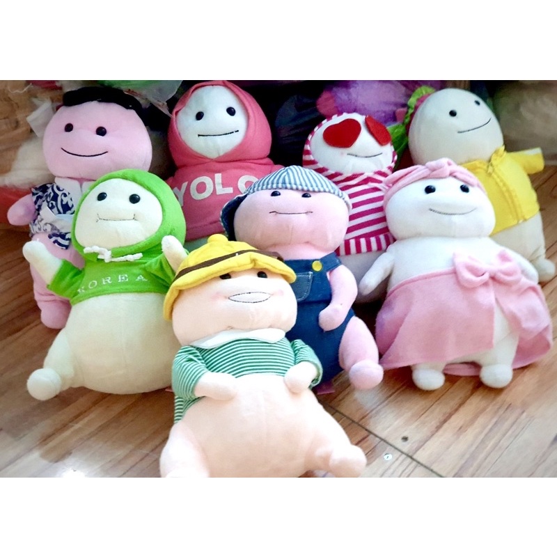 Gấu bông bé mỡ Jibang mặc đồ đẹp