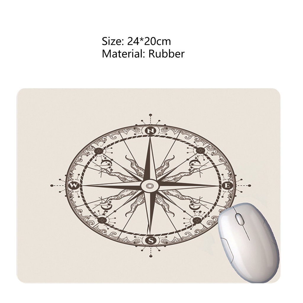 Tấm Lót Chuột Siêu Mỏng Chống Trượt Hình Hoa Hướng Dương Tiện Dụng