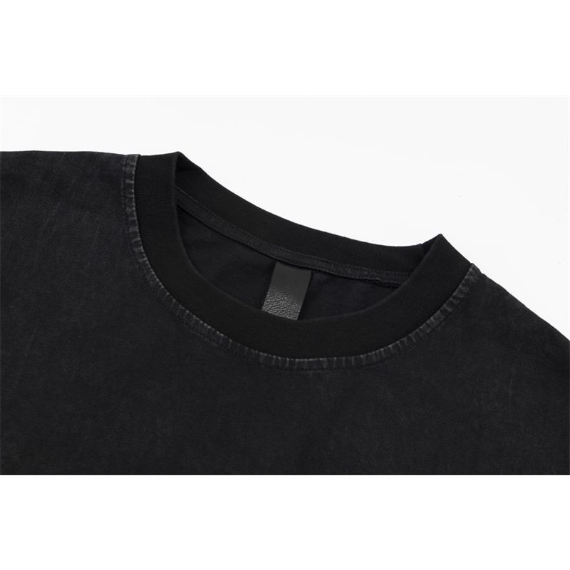 Chrome - - - Áo Thun Tay Ngắn Cổ Thuyền Đính Đá Cổ Điển Màu Sắc hot drill to do oldKem Dưỡng Da Ghjdsnn Chất Lượng Cao