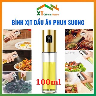Bình xịt dầu ăn phun xương cao cấp thân thuỷ tinh dung tích 100ml