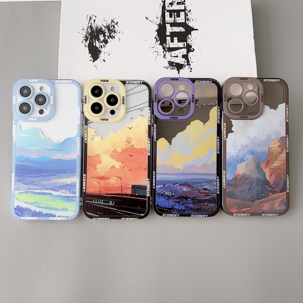 Ốp Điện Thoại Tpu Dẻo Trong Suốt Họa Tiết Đôi Mắt Thiên Thần Độc Đáo Cho iphone 14 13 12 11 pro max x xr xsmax