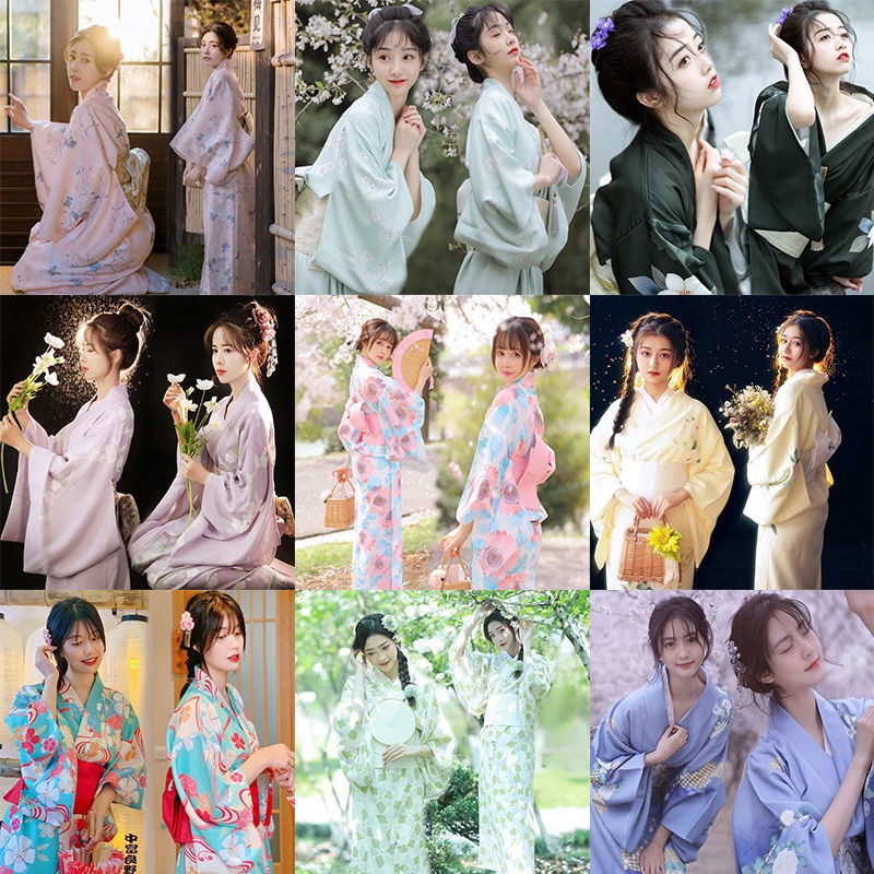 Kimono Cách Tân Nhật Bản Dễ Thương Cho Nữ