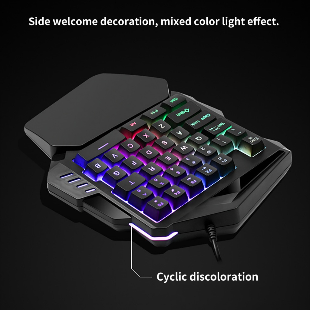 Bàn Phím Chơi Game Một Tay Cầm Chống Trượt Hình Hoa Hướng Dương Cho PS4