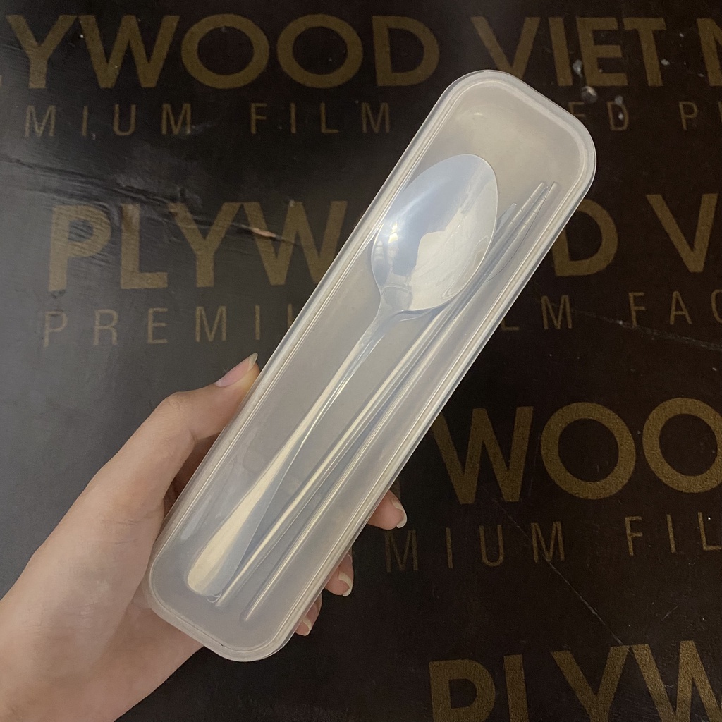 Set 4 món dao đũa thìa dĩa BB7131- Bộ dụng cụ ăn dã ngoại