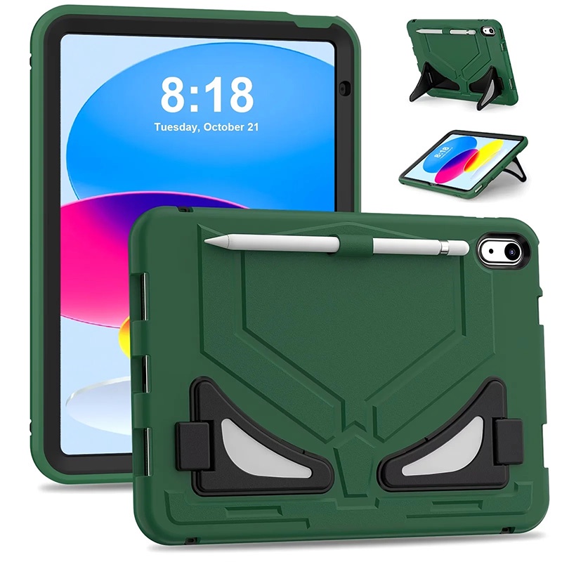 Ốp Máy Tính Bảng PC + Silicone Chống Sốc Cho iPad 10.2 2019 2020 2021 Air2 9.7 2017 2018 iPad 6 10th Gen 10.9inch 2022
