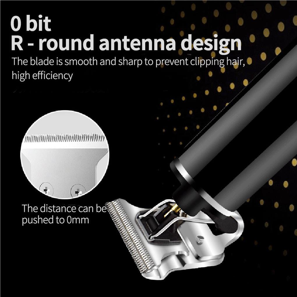 Tông Đơ Điện Cắt Tóc Chuyên Nghiệp Với Màn Hình LCD Kỹ Thuật Số Sạc USB