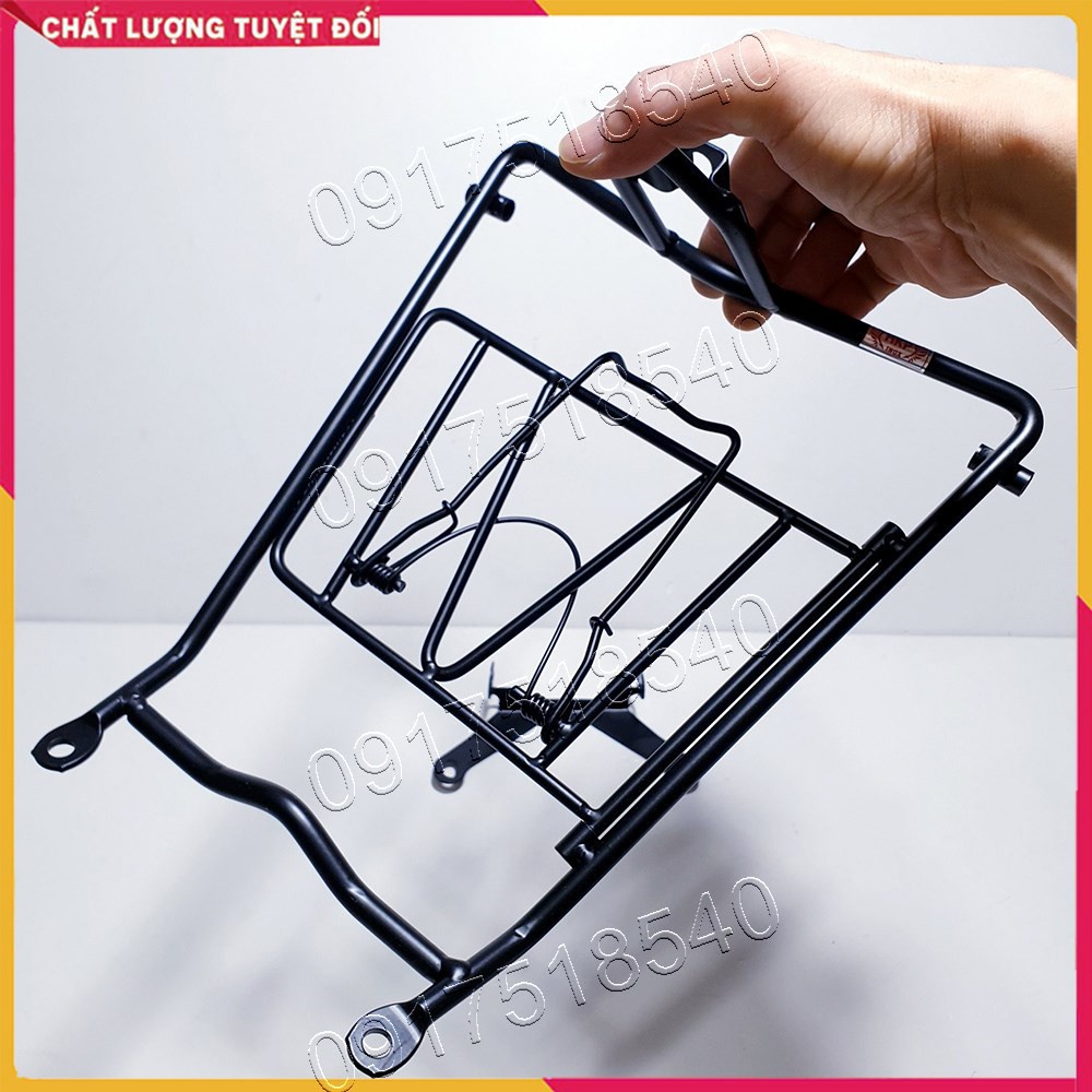 Baga Giữa Inox Sơn Đen Tĩnh Điện Dầy 10ly Gắn YAMAHA NVX V1