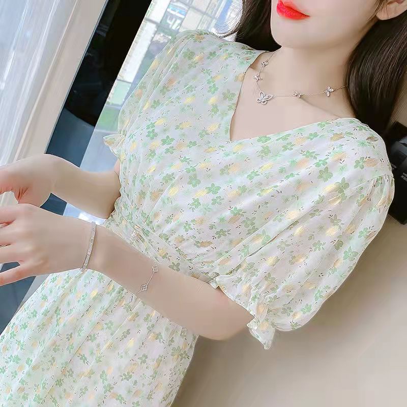 Chân Váy Voan Mỏng Cột Dây Họa Tiết Hoa Phong Cách Pháp Thời Trang Xuân Hè Cao Cấp Mới Cho Nữ