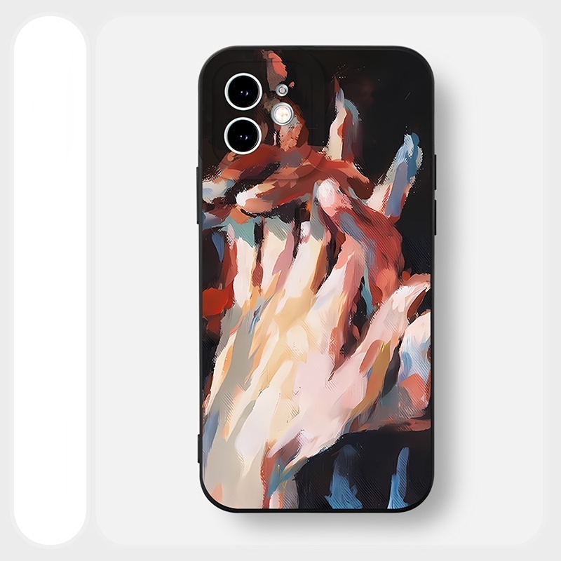 Ốp Điện Thoại TPU Họa Tiết Ma Sáng Tạo Cho iPhone 13 14 Pro Max 6 6S 7 8 plus XS Max XR x 11 12 Pro Max