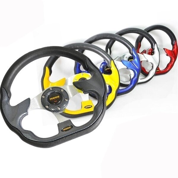 Hys MOMO Vô Lăng Xe Hơi 13 inch / 320MM Bằng Da PVC + Nhôm