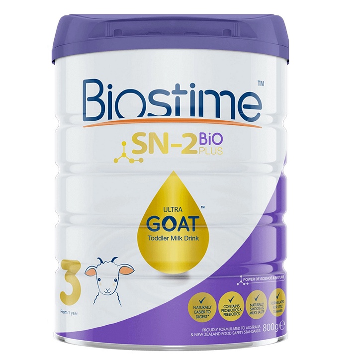 Sữa Dê Biostime Số 1, Số 2, Số 3 800g [HSD 09/2024]