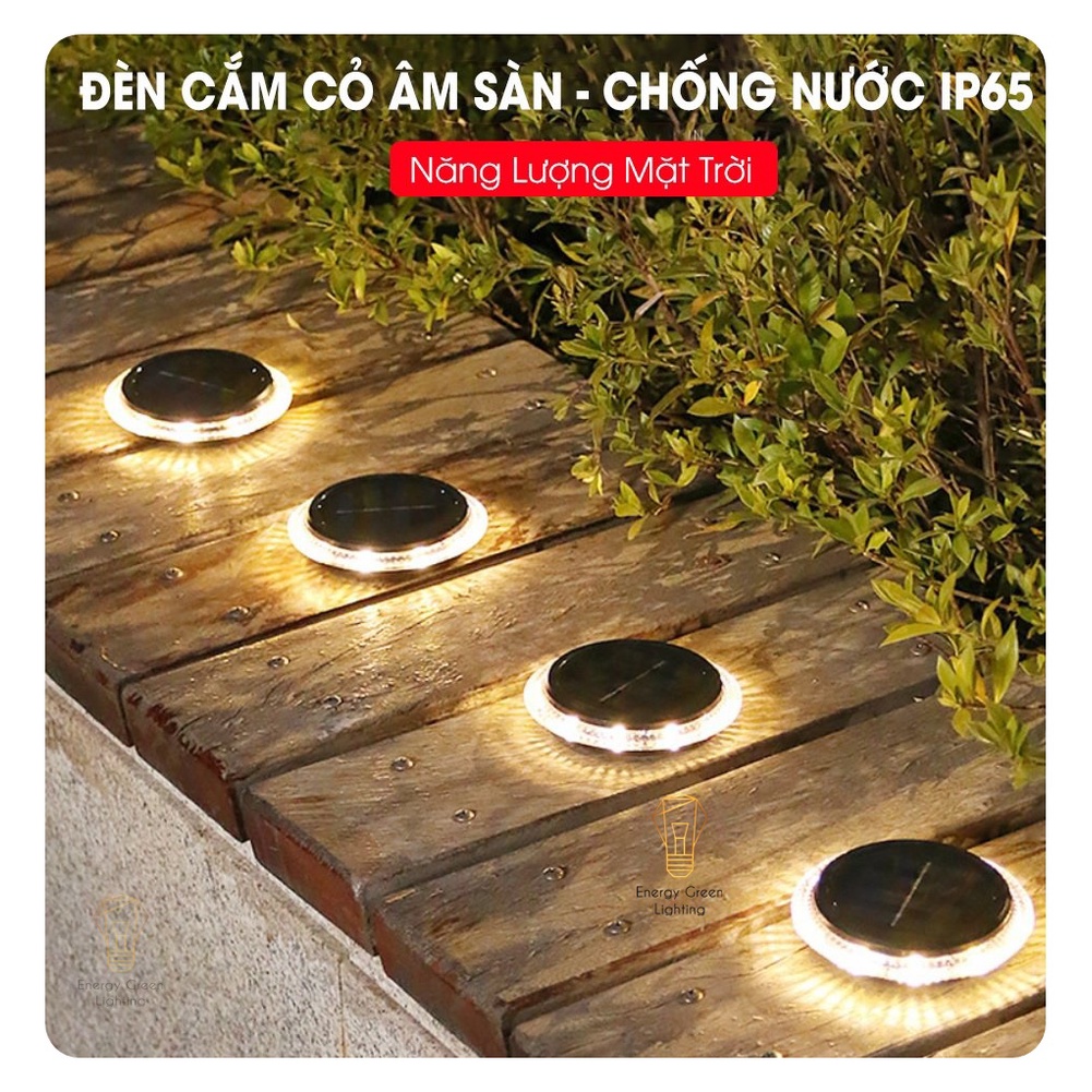 Đèn LED Cắm Cỏ Âm Sàn Energy Green Lighting MT-1228 - Sử Dụng Năng Lượng Mặt Trời - Chống Nước IP65 - Bảo Hành 1 Năm