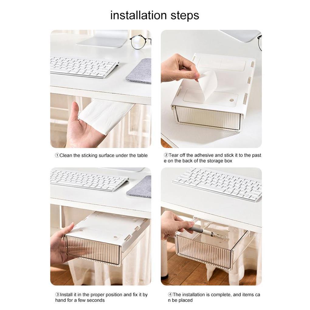 Ngăn Kéo Đựng Đồ Dùng / Mỹ Phẩm / Trang Sức Để Bàn Tiện Dụng Cho Học Sinh / Văn Phòng