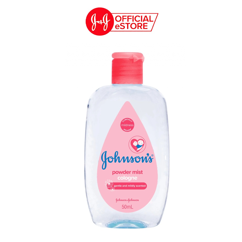 Nước Hoa Cho Bé Johnson's Baby Cologne Hương Phấn Hoa Power Mist Baby Cologne 50ml