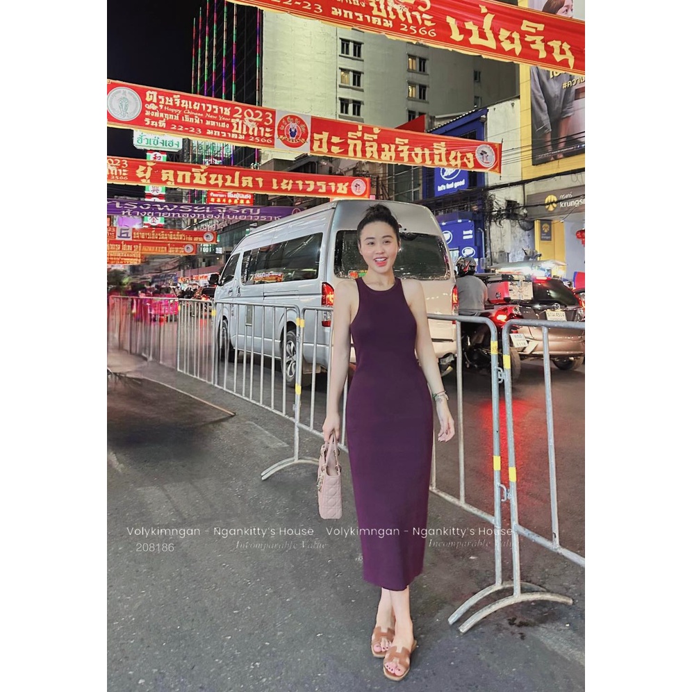 Đầm ba lỗ len mo.on.lig.ht