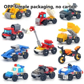 Bộ đồ chơi lắp ráp mô hình xe đua xây dựng độc đáo cho bé