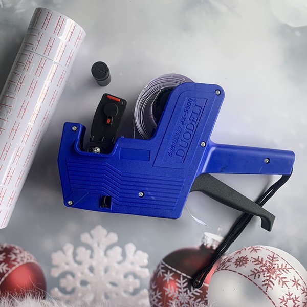 Máy bắn giá tiền MX5500/5500 EOS cầm tay - Tem dán giá - Ống mực máy bấm giá In Ấn Bao Bì Văn Trung