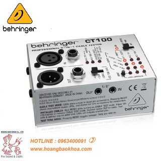 CT100 Bộ Test Dây Behringer