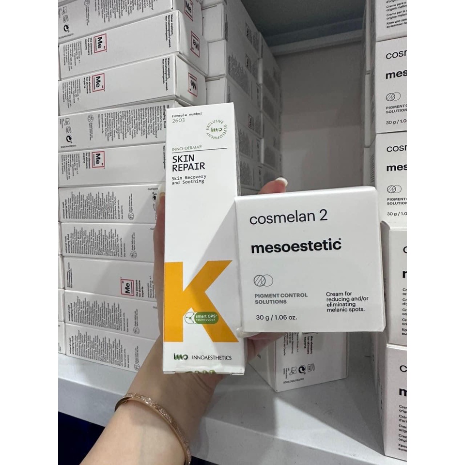 Kem nám Cosmelan 2 Chuyên nám mảng nám chân sâu ,đốm nâu tàn nhang , da không đều màu