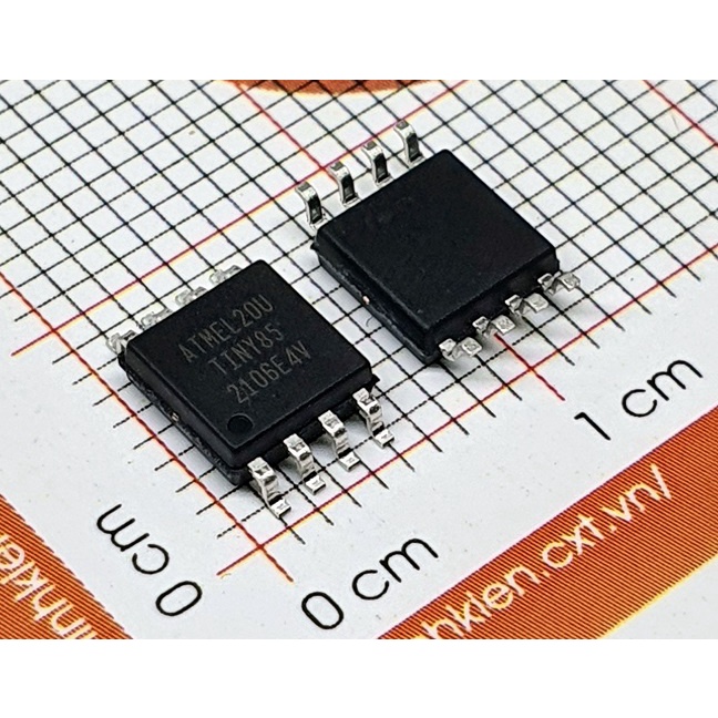 ATTINY85-20SU IC MCU 8BIT 8KB FLASH 8SOIC