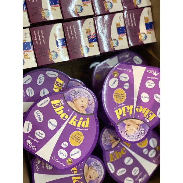 Ebekid gói, ebekid chai siro- hàng chuẩn công ty