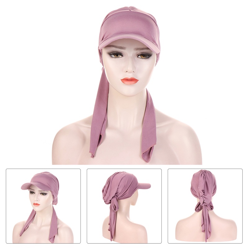 1 Mũ Turban Màu Sắc Thời Trang Cho Nữ