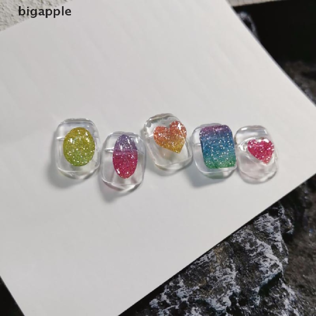 1 Tờ Đề Can Dán Móng Tay Nghệ Thuật Màu Laser