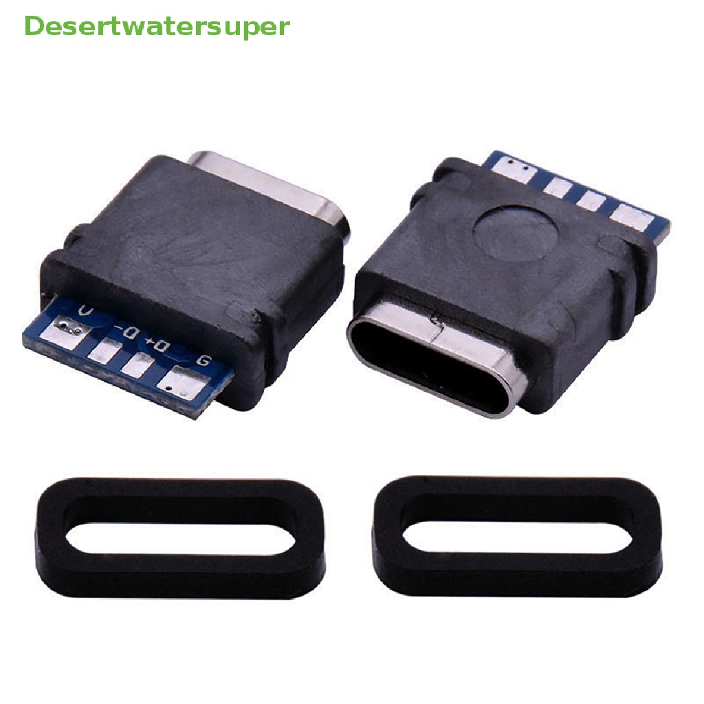 Set 2 Ổ Cắm USB C 4Pin Female Chống Nước