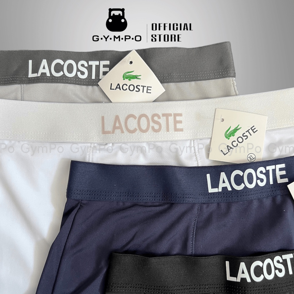 Quần Lót Nam Boxer Thun Lạnh Cạp Chữ Thời Trang